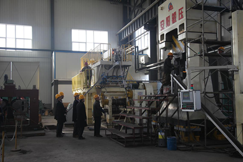 PLC control hydraulic die forging hammer