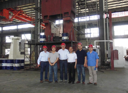 double action hydraulic die forging hammer