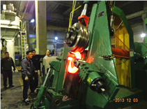 Gear Blank, Flange Forging by Ring Rolling Machine in Romania