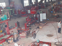 scrap metal processing equipment assembly workshop