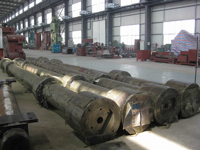 Hot Hydraulic open-die forging press assembly