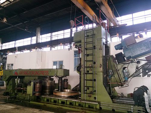 D53K-3000 automatic ring rolling machine in Romania