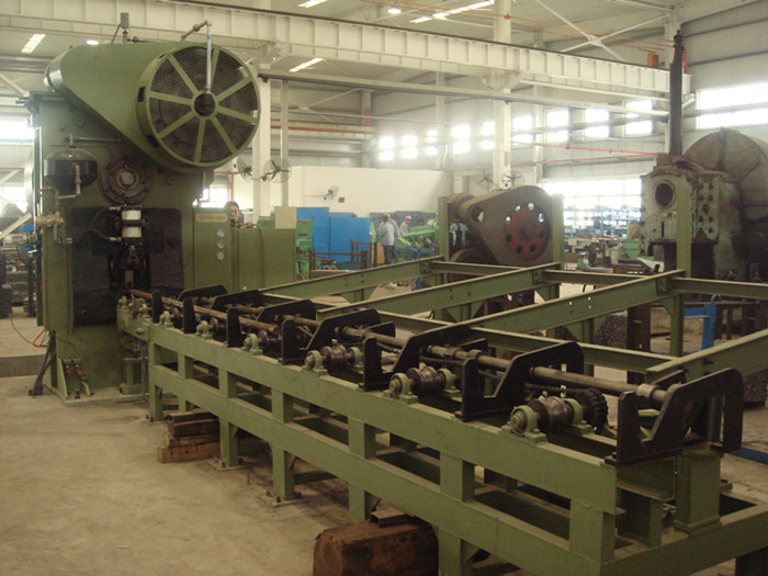 Q42-500 round bar shearing machine line