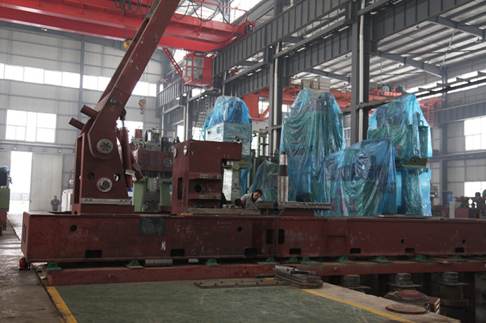 3m radial-axial ring rolling machine assembly